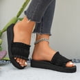 thumbnail image 5 of Willtoo Ladies Bohemian Elegant Slippers,Slip On Flip Flops for Beach Travel,Comfy Toe Ring Orthotic Orthopedic Sandals, 5 of 7