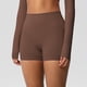 thumbnail image 3 of Karight Women's High Waist No Front Seam Scrunch Butt Biker Shorts Booty Lifting Biker Comfy Scrunch Yoga Shorts, 3 of 7
