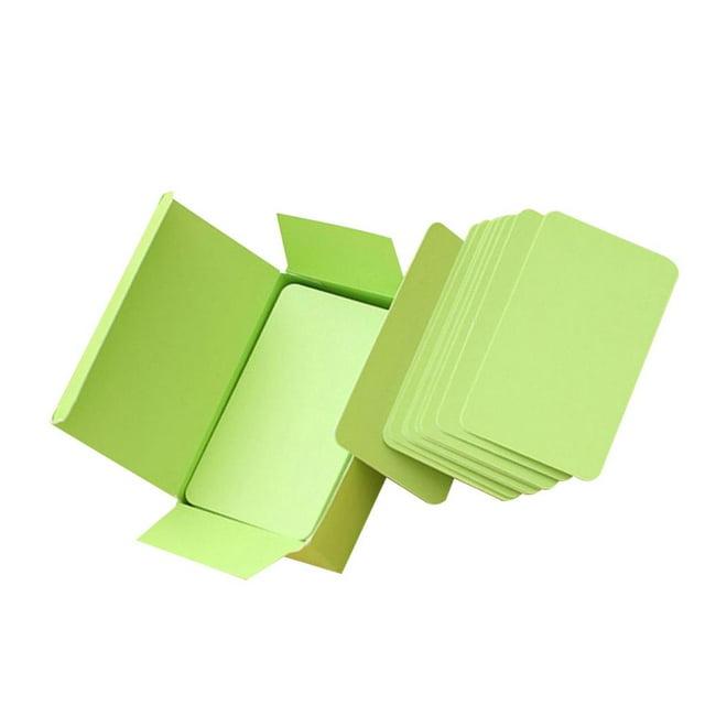 Tarjetas de Felicitación en Blanco Macarena 90 Piezas Estilo 6 Verde