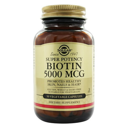 Solgar - Biotine super 5000 Potence mcg. - 50 Vegetarian Capsules