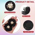 thumbnail image 3 of Unique Bargains Chiffon Flower Appliques for DIY Craft Clothing Wedding Black, 3 of 7