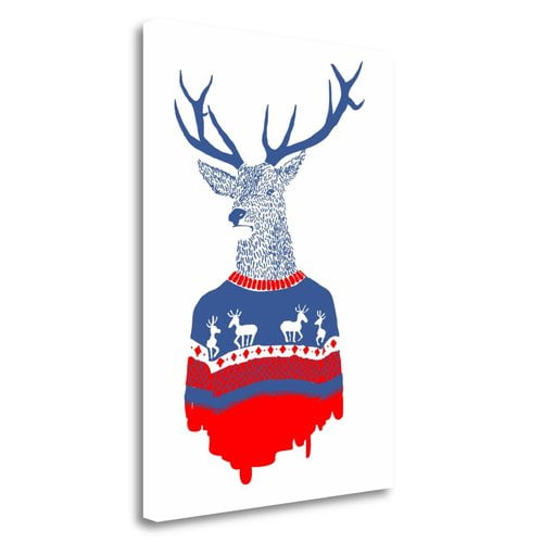 Tangletown Art, 47 x 35 "Ugly Winter Pullover " by Robert Farkas, Gallery Wrap C