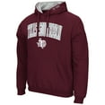 thumbnail image 2 of Men's Colosseum Maroon Texas Southern Tigers Arch & Logo 3.0 Pullover Hoodie, 2 of 3