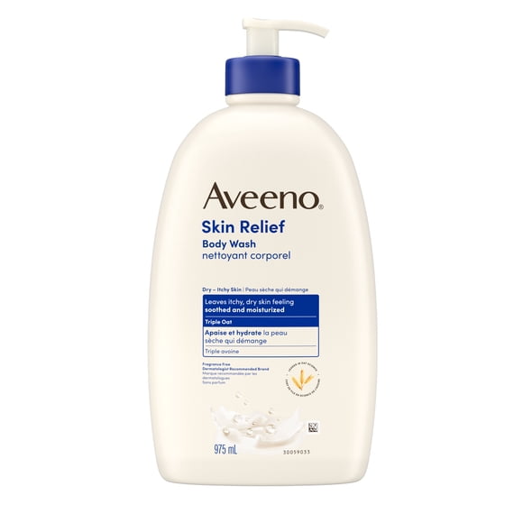 Nettoyant apaisant pour le corps Aveeno, non parfumé, 975 ml