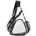 thumbnail image 2 of Bolso bandolera HULISEN de PVC transparente aprobado para estadios, impermeable, 2 of 9