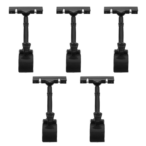 5pcs Plastic Shelf Clamp Price Label Clips Sign Display Holders