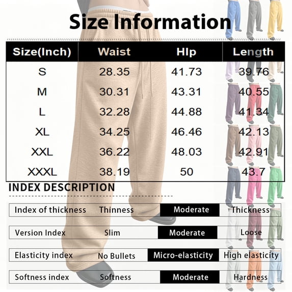 Havenx Sweatpants for Men Straight Wide Leg Drawstring Jogging Pants with Pockets Elastic Waist Open Bottom Sweatpant Gym Lounge Athletic Workout Fall Winter Pant,Navy S