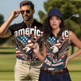 thumbnail image 2 of HUIACONG Matching Golf Shirts for Couples Sleeveless Golf Tops for Women Moisture Wicking Quick Dry Lightweight Mens Short Sleeve 250 Anniversary USA Golf Shirt Breathable Athletic Outdoor Wear Man S, 2 of 6