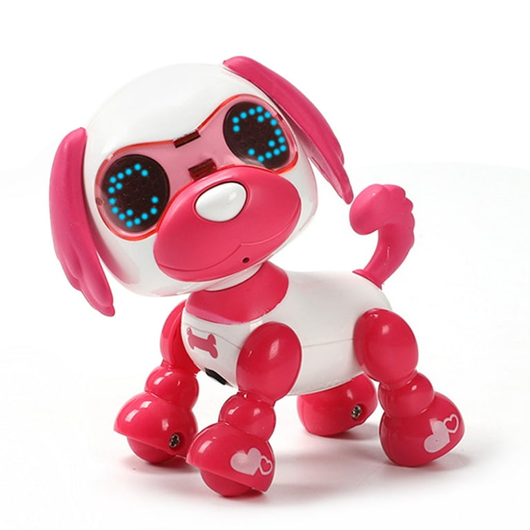 Pink sales robot dog