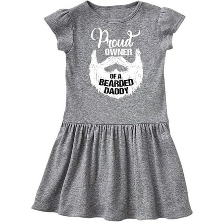 

Inktastic Proud Owner of a Bearded Daddy Gift Toddler Girl Dress