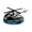 Blue, variant on Pebbuoy Solar Powered Fighter Airplane Car Air Freshener Creative Shape Auto Essential Oil Diffuser Car Ornament