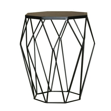 Chairside Table Natural/Iron