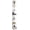 White, variant on 7 Tier Floating Shelves for Wall - Modern Wall Mounted Makeup Vanity, Hanging Display Shelf for Storage and Room Decor, Black