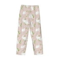 thumbnail image 5 of Goofa Cute Rabbit Printed Soft Pajama Pants for Men, Wide Leg Comfy Casual Lounge Yoga Pants-Small, 5 of 9