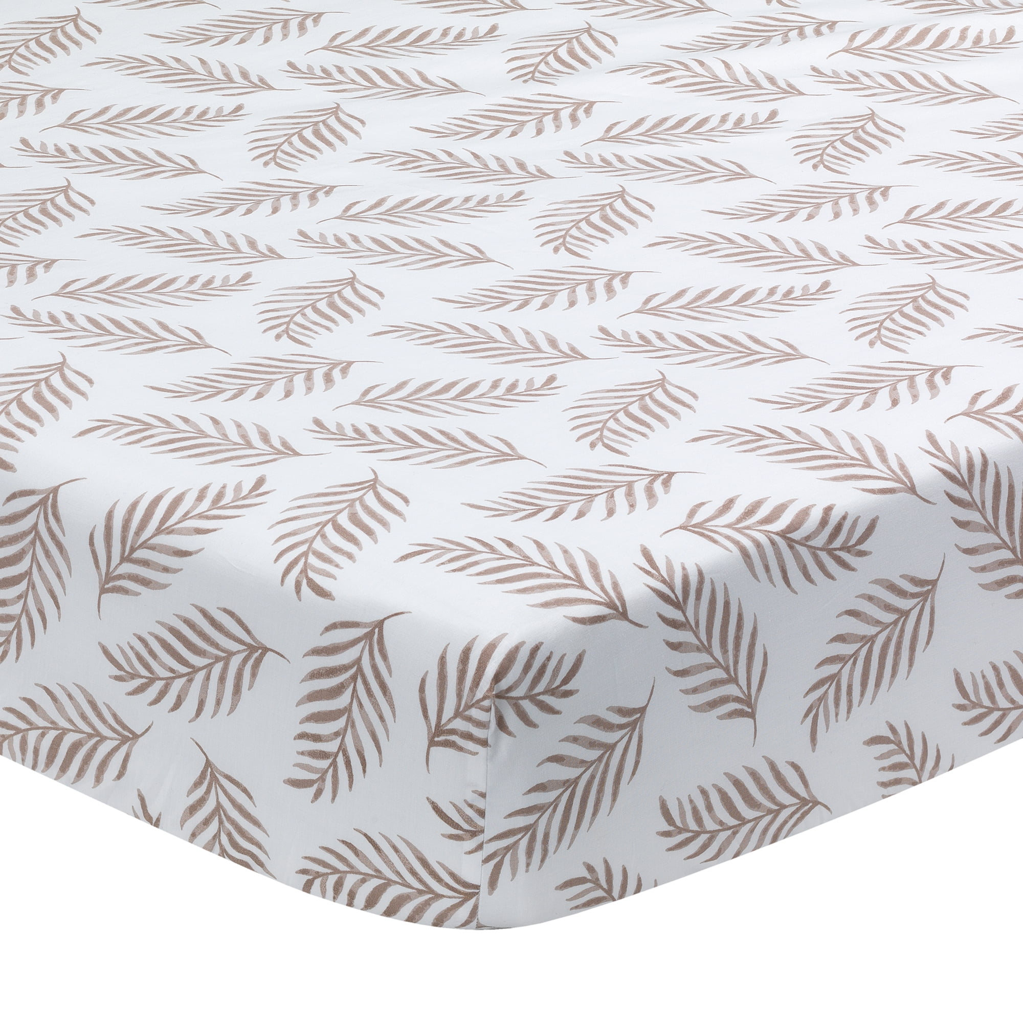 taupe crib sheet