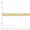 thumbnail image 5 of Leslie's Real 14kt Yellow Gold 6.25mm Concave Anchor Chain; 24 inch; Lobster Clasp; for Adults and Teens; for Women and Men, 5 of 5