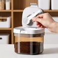 thumbnail image 5 of Airtight Coffee Canister, 8oz Coffee Storage Container with Scoop, Kitchen Food Storage Jar for Grounds Coffee, Beans, Tea, Sugar, Flour, Cereal, 800ml, 5 of 5