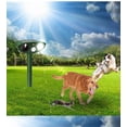 thumbnail image 4 of 2023 repelente de animales solar ultrasónico, rata, ardilla, ciervo, mapache, mofeta, conejo, topo, perro, gato, resistente al agua con detector de movimiento, 4 of 5