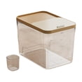 thumbnail image 1 of Tnarru Food Storage Container Grain Container Dry Food Canister Slid Lid Household Rice Bin Rice Bucket for Sugar Cabinet Restaurant L, 1 of 8