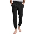 thumbnail image 3 of BXINGOHAI Sweatpants for Men Tapered Mens Joggers Pants with Pockets Slim Fit Workout Running Gym Sweat Pants Black S, 3 of 8