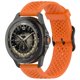 thumbnail image 1 of Pulsera de reloj de silicona líquida transpirable de 20 mm ergonómica con orificios de ventilación, 1 of 5