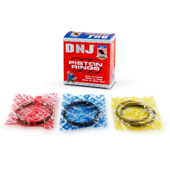 DNJ PR332 Piston Ring Set Standard Size For 96-02 Chevrolet, Pontiac, Oldsmobile, Buick 2.4L L4 DOHC Naturally Aspirated