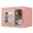 Pink, variant on S-HOME Secure Safe With Key And Password Small 0.23 Cubic Feet Mini Storage Cabinet For Money And Valuable Items At Home