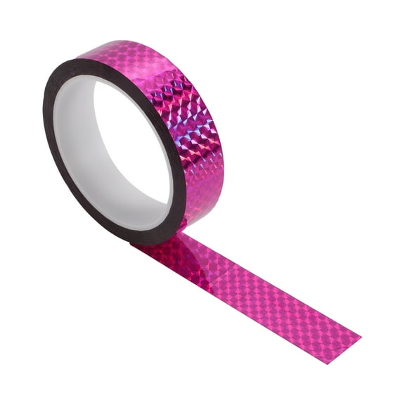 Unique Bargains 1 Roll Universal Air-Release Adhesive Pinstripe Tape Holographic Purple 0.98"x164.04ft