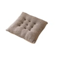 thumbnail image 2 of CaiYueKe Square Non-Slip Plush Thicken Seat Pillows Cushions Solid Color Office Chair Seat Pad Soft Tatami Reversible Fluffy Chair Cushion for Home, Office, Adults (15.7"x15.7"), 2 of 7
