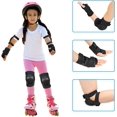 thumbnail image 3 of Equipo de protección 6 en 1 para patines, rodilleras, coderas, muñequeras para niños, adolescentes y adultos M, 3 of 5