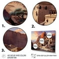 thumbnail image 3 of Designart "Of Kings Egypt Valley painting" Egypt Floater Framed Canvas Wall Art, 3 of 7