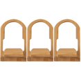 thumbnail image 5 of 3pcs Tea Showcase Rack Plate Display Stand Bamboo Desktop Holder Tea Block Storage Stand, 5 of 5