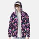 thumbnail image 2 of Fotbe cartoon Skull rainbow space Chaqueta con Protección Solar UPF 50+ para Hombre y Mujer, Camisa con Capucha y Bolsillos-XX-Large, 2 of 7