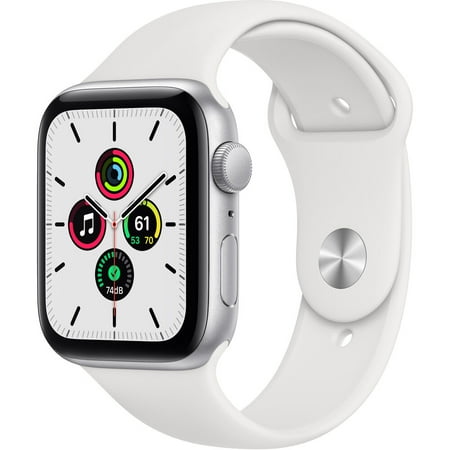 Restored Apple Watch SE 44mm Silver Aluminum Case Wi-Fi + Cellular (MTFO2LL/A) (Refurbished)
