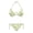 Cucumber Pattern, variant on Pineapple Floral Pattern Ladies 2 Piece Swimsuits, Stylish Two Piece Bathing Suit, Spandex Sexy Swimwear Regular & Plus Size