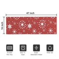 thumbnail image 5 of Red Christmas Snowflake Pattern Door Rugs,Washable Non Slip Door Mats Indoor,Decorative Door Mats,Entry Mat Indoor for Entrance,Bedroom,Kitchen,Bathroom,16"x47", 5 of 6
