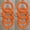 Orange, variant on 8pcs Silicone Jar Gasket Seals, 3.75 Inch Airtight Replacement Seal Rings for Storage Containers & Jars
