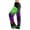 Green, variant on Womens Halloween Pajama Pants Skeleton Witch Hat Elastic High Waist Funny Sleep Pants Ghost Bat Wide Leg Spooky Pajama Pants, S