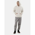 thumbnail image 3 of No Boundaries All Gender Oversized Fleece Hoodie Sweatshirt, 1 or 2-Pack, Men's, 3 of 4