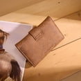 thumbnail image 5 of Montana West Women's Wallets RFID Embossed Floral Trifold Wallet, Brown, 5 of 6