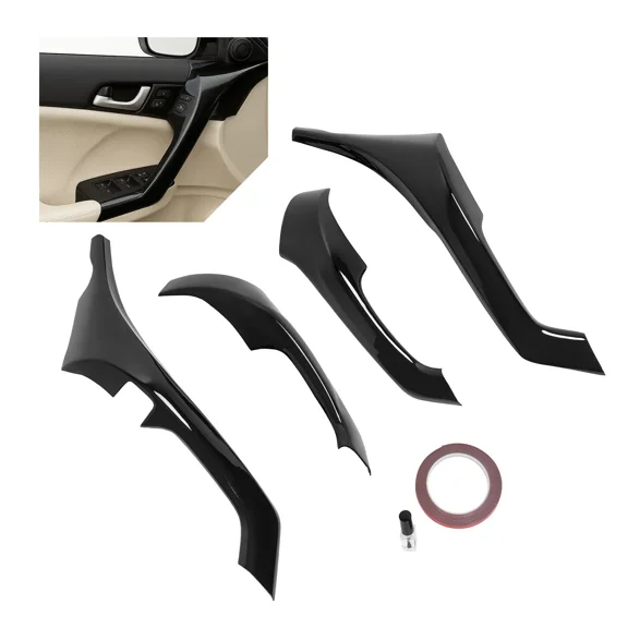 Kojem Door Armrest Cover (Gloss Black) for 2009-2014 Acura TSX​