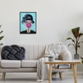 thumbnail image 2 of Stupell Industries Ostrich Stylish Vintage Black Hat Pink Bubblegum , 16 x 20, Design by Coco de Paris, 2 of 6
