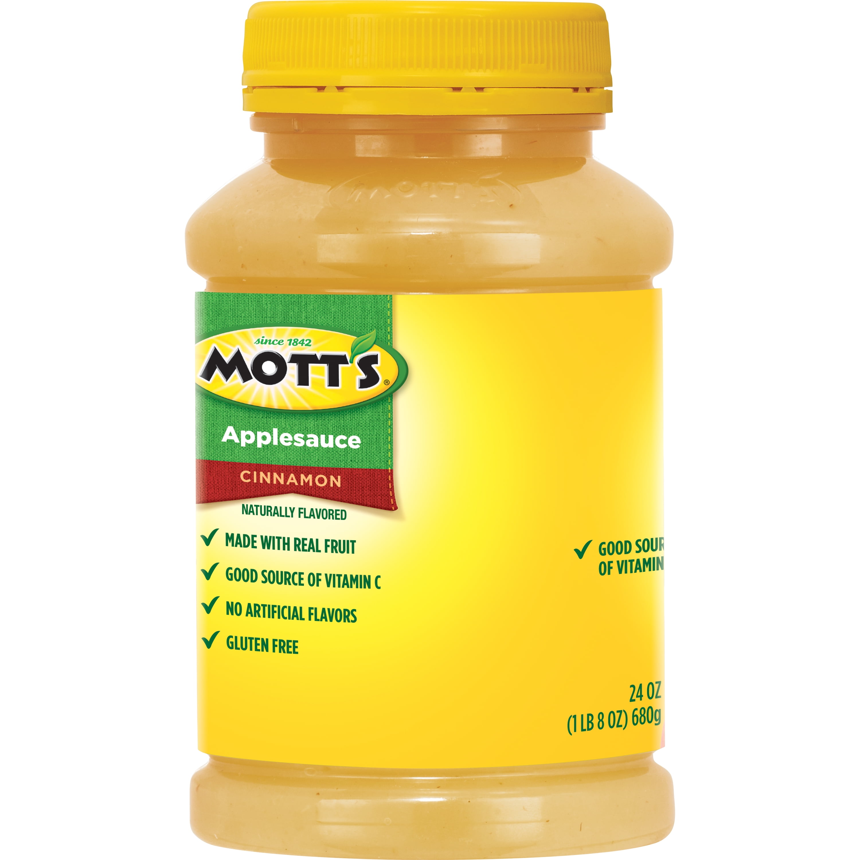 Mott's Cinnamon Applesauce, 24 oz Jar (12 Pack)