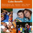 thumbnail image 3 of 3x3 Speed Cube Easy Turning Magic Cube 3x3x3 Puzzle Cube Juego educativo de rompecabezas (56 mm) oso de fresa Electrónica, 3 of 3