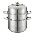 thumbnail image 2 of golytefs Stainless Steel Steamer Cooker 3 Layer Cookware Steamer Pot for Kitchen Supplies, 2 of 9
