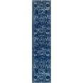 thumbnail image 5 of Unique Loom Bromley Collection Area Rug - Wells (2' x 8' 8" Runner Navy Blue/Ivory), 5 of 6