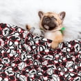 thumbnail image 3 of Yiaed French Bulldog1 Print Dog Blankets-Cat Blanket Washable for Couch Protection,Puppy Blanket, Soft Plush Reversible Throw Furniture Protector-Medium, 3 of 8