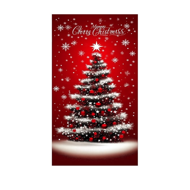 Decoraciones de Árbol de Navidad Conjunto de Puertas de Navidad Anchura de la Puerta Cortina de Fiesta Decoraciones de Fiesta Colgante de Puerta de Árbol de Navidad Decoraciones de Puertas de Navidad