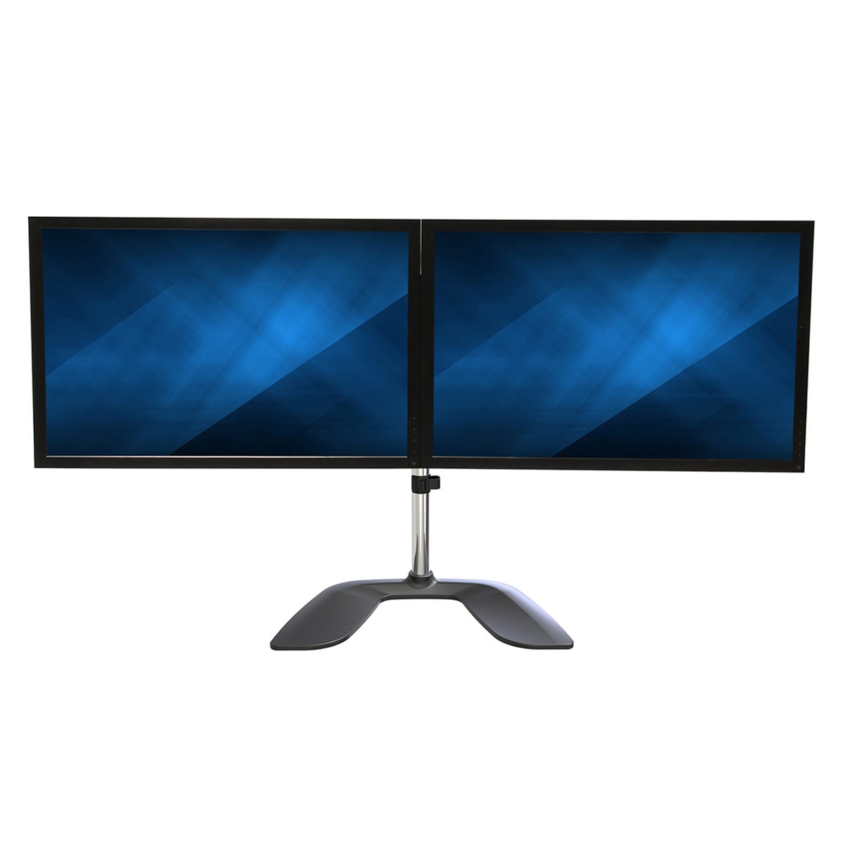 DUAL MONITOR STAND FOR UP TO 32 MONITORS ARTICULATING ARMS