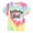 Z4-Hot Pink, variant on Kids' In My Double Digits Era Tie-Dye T-Shirt, Girls' 10th Birthday Short Sleeve Tee, Retro Groovy Swirl Print Party Top